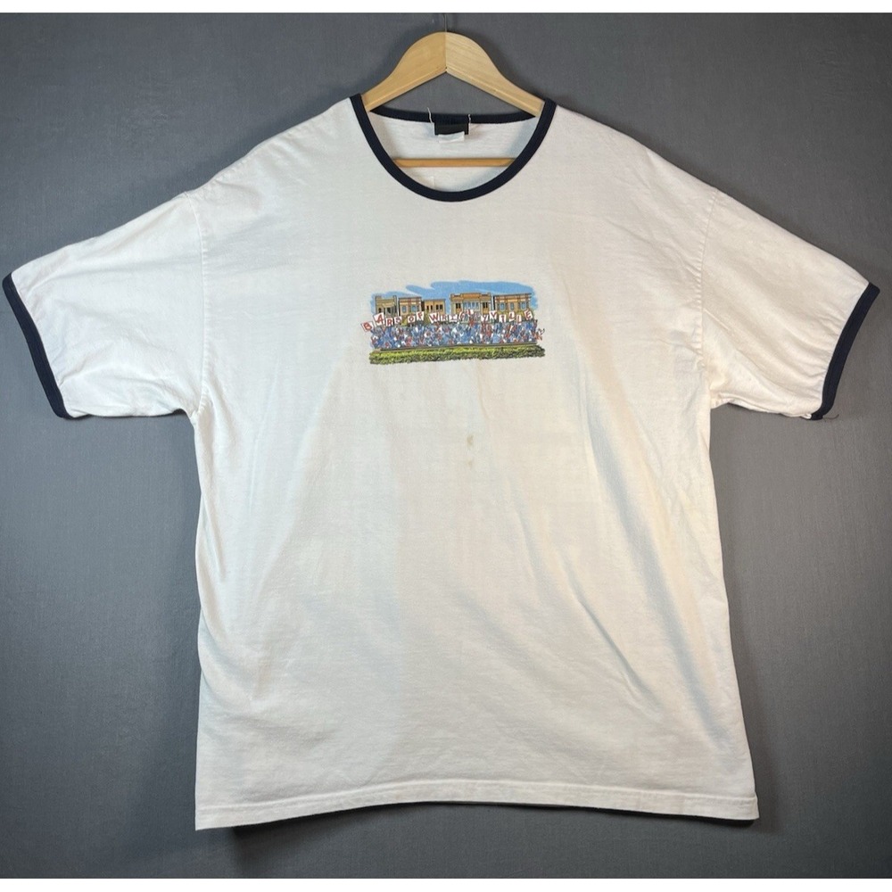 Vintage Hanes Bars of Wrigleyville Ringer T Shirt Sz XL
